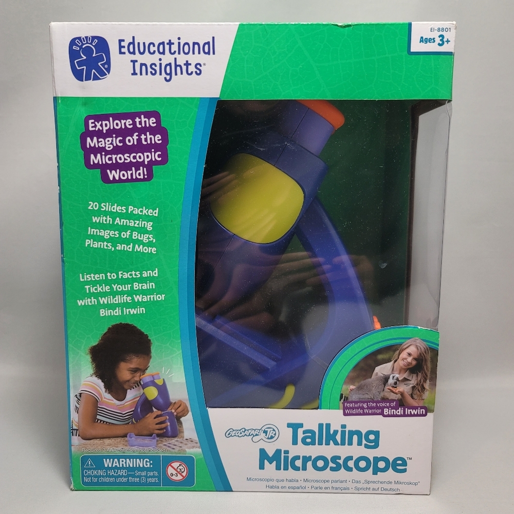 Talking Microscope Educational Insights Geo Safari Kid Scientists Bindi Irwin